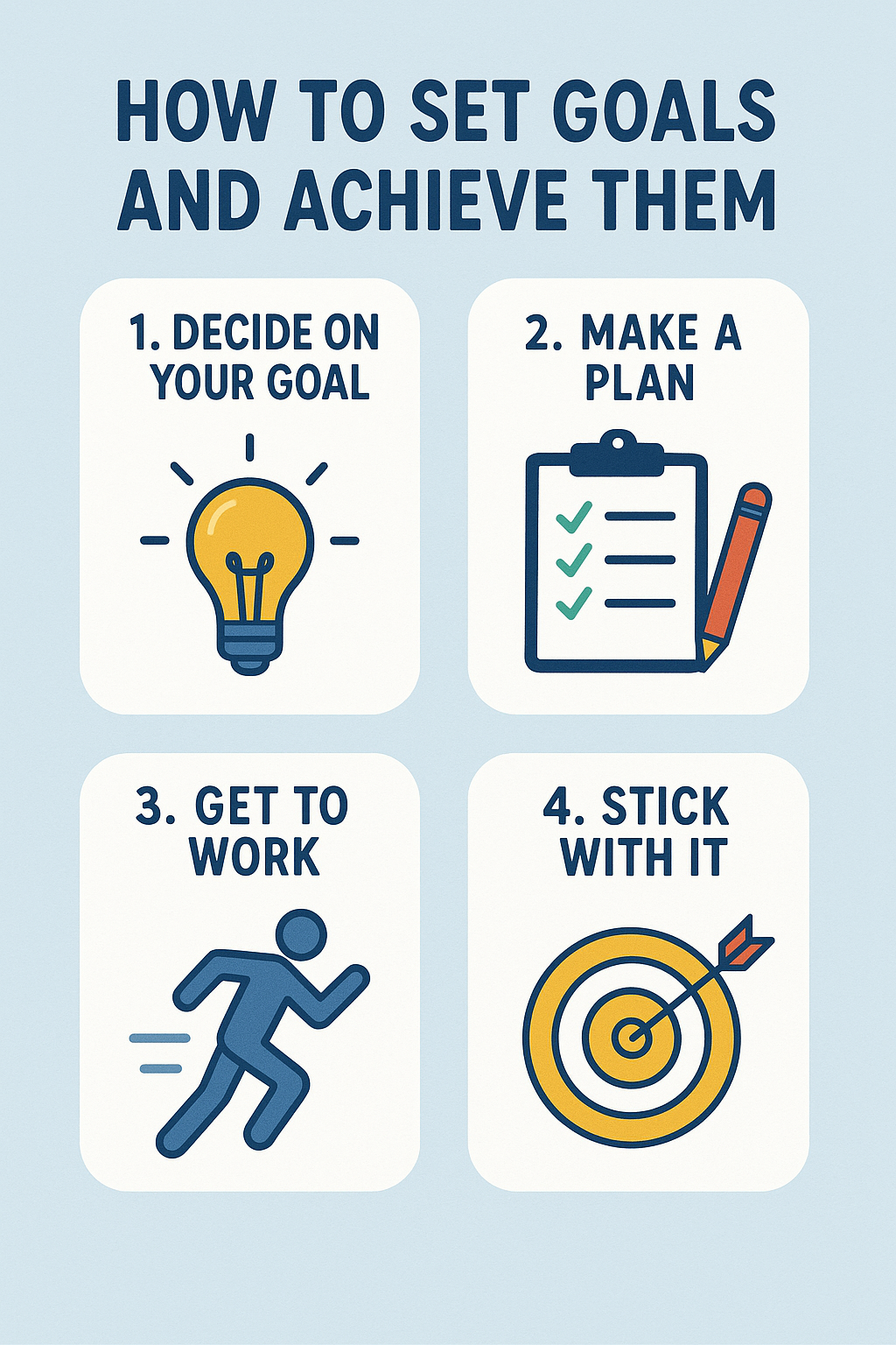 how to set goals and achieve them